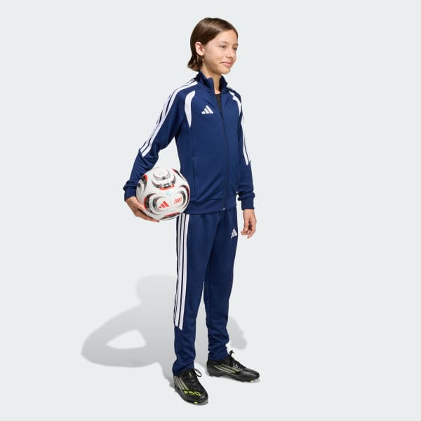 Blue Tiro26 League Kids Training Tracksuit Bottoms Regular

