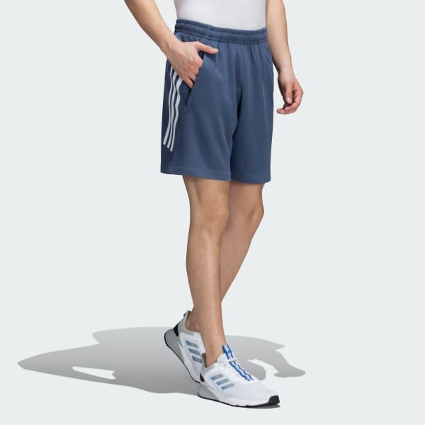 Blue FUTURE ICONS 3 STRIPES SHORTS