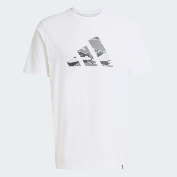 White Camo Logo Graphic Tee