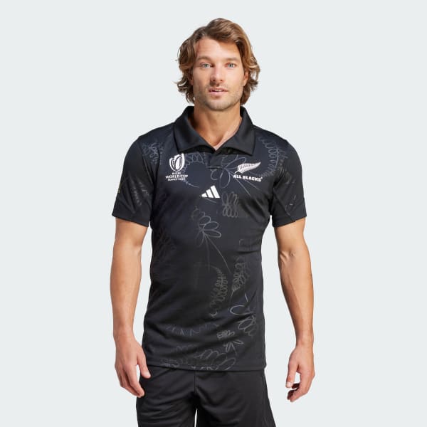 adidas All Blacks Rugby Performance Home Jersey - Black | adidas UK