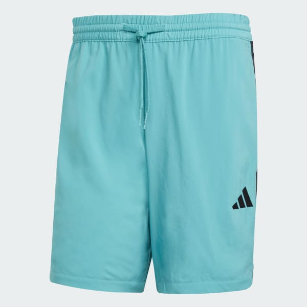 Turquoise Essential 3-Stripes Chelsea Shorts