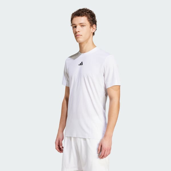 สีขาว เสื้อยืดเทนนิส Pro AIRCHILL FreeLift