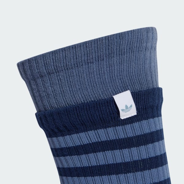 Blanco Calcetines Clásicos de Dos Capas 2 Pares