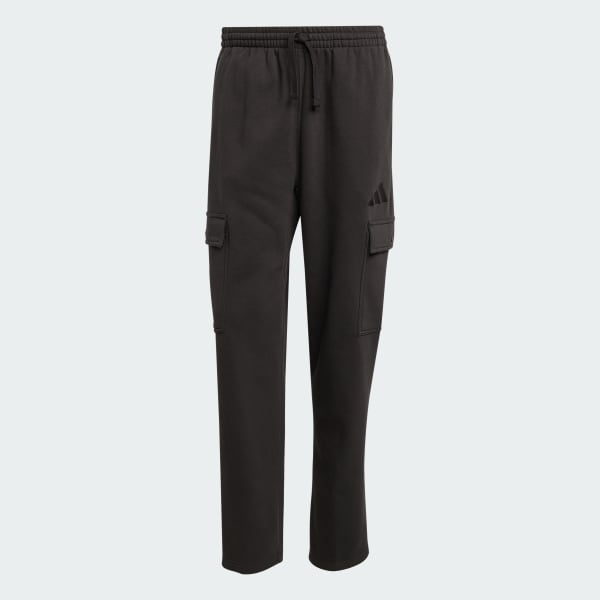noir Pantalon droit cargo large molleton ALL SZN