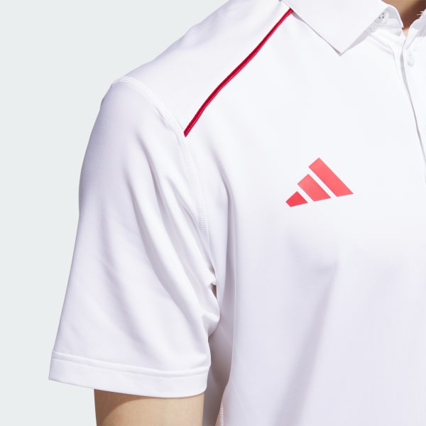 Adidas Louisville Classic Polo Shirt White S Mens