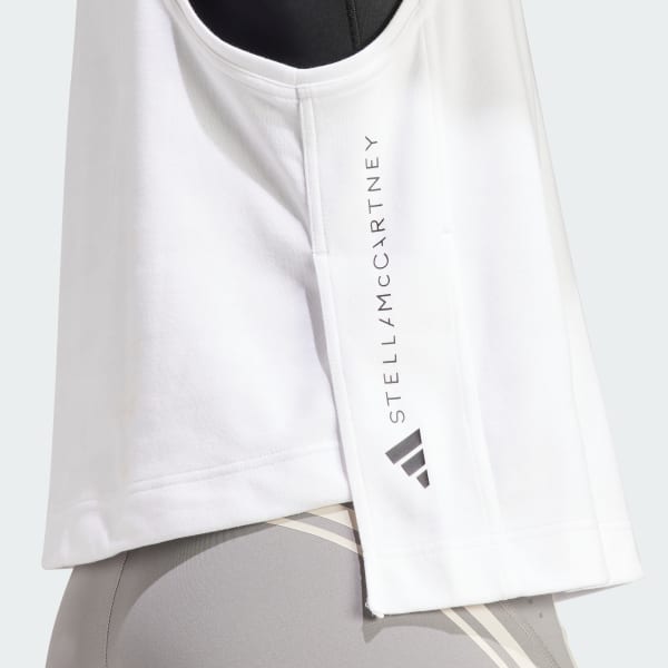 adidas by Stella McCartney ロゴ タンクトップ - ホワイト | アディダス ジャパン