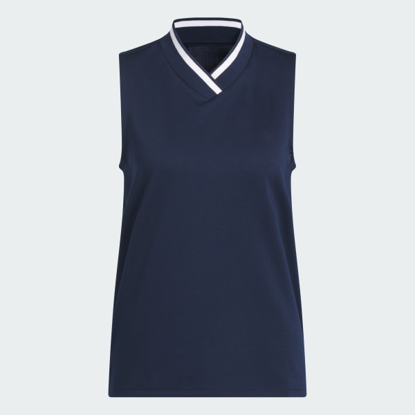 Bleu Polo sans manches Go-To