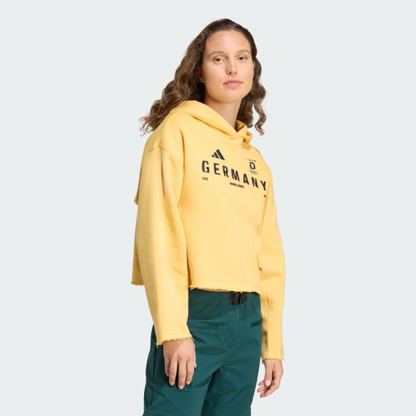 Gelb Team D Grafik Hoodie