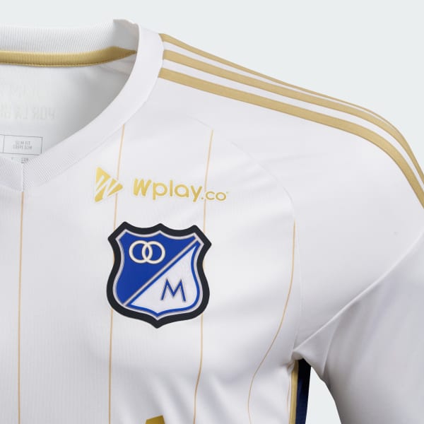 Gris Camiseta Visitante Millonarios 2024