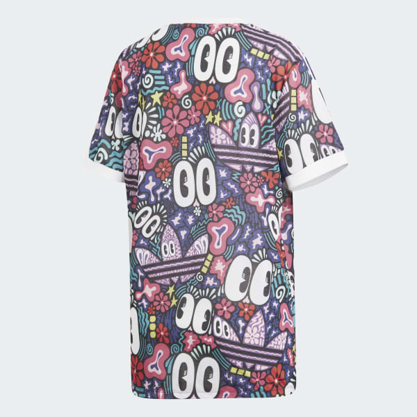 camiseta adidas de flores