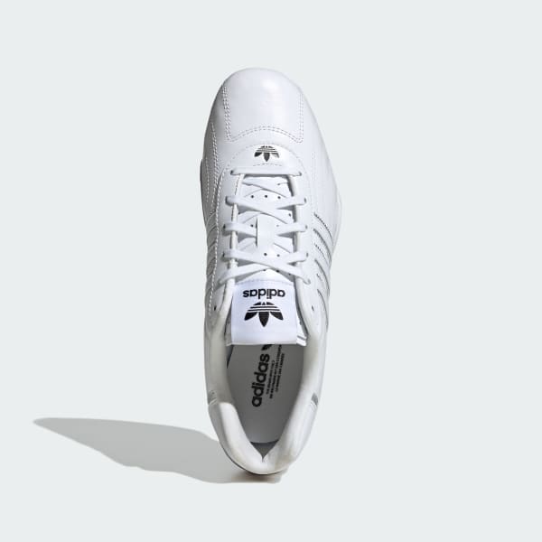White Adi Racer Lo Shoes