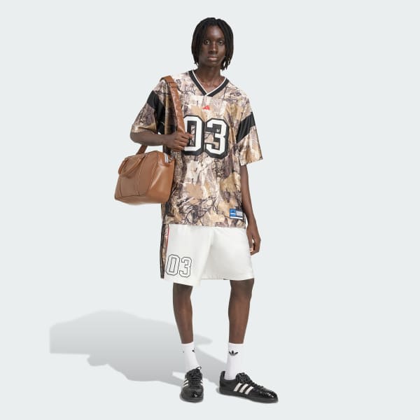 adidas Originals カモフラージュ柄 サッカー ジャージー - マルチ