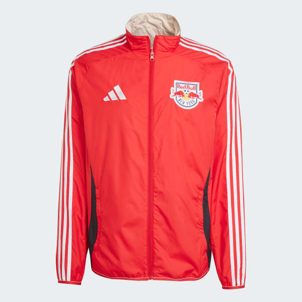 adidas New York Red Bulls Reversible Anthem Jacket - Red adidas New York Red Bulls Reversible Anthem Jacket - Red