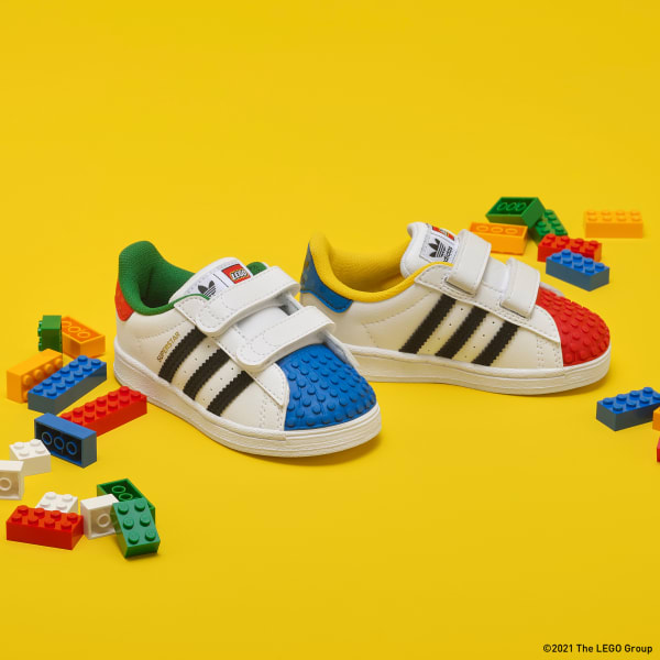 White adidas Superstar x LEGO® Shoes