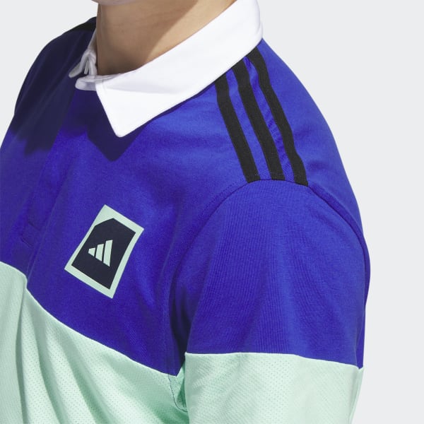 fibra aleación volverse loco adidas Adicross Block Golf Polo Shirt - Blue | Men's Golf | adidas US