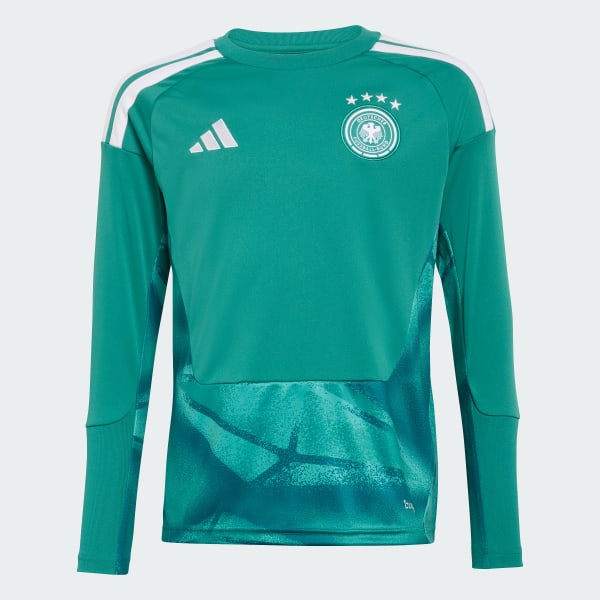 Zielony Koszulka podstawowa Niemcy 26 Goalkeeper Kids Long Sleeve