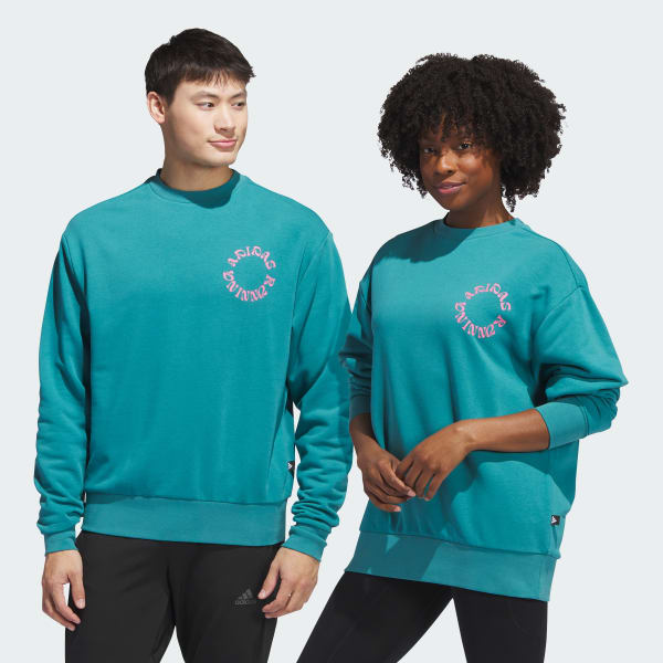 Turquoise Break the Norm Graphic Crew Sweatshirt (Gender Neutral)