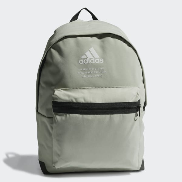 Green Classic Twill Fabric Backpack IRF42