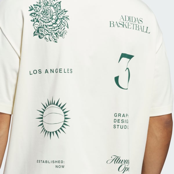 adidas LA to the World Graphic Tee Gender Neutral White adidas Philippines