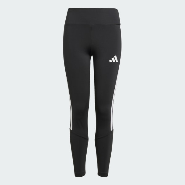 Czerń Legginsy Train Essentials 3-Stripes Kids