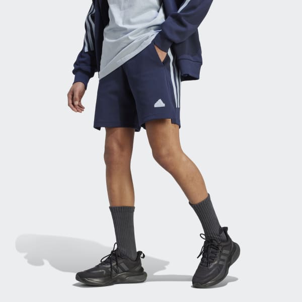 Niebieski Future Icons 3-Stripes Shorts