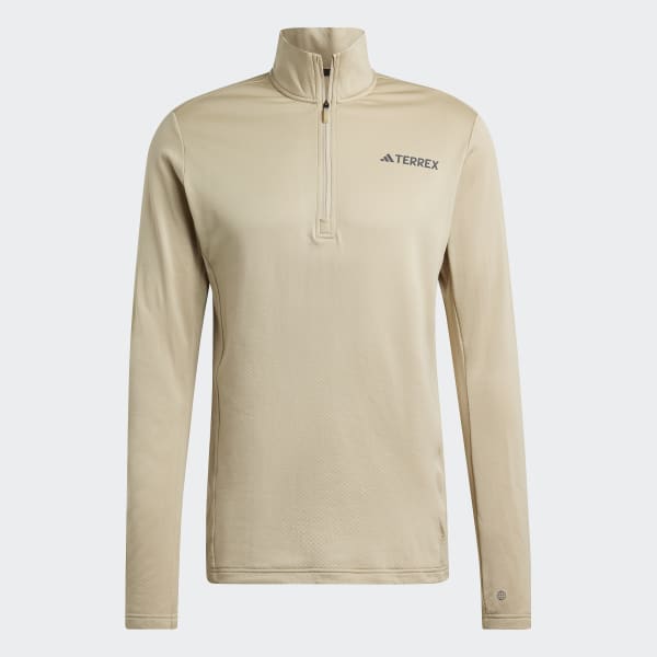 Beige Buzo Terrex Multi Cierre Corto Felpa