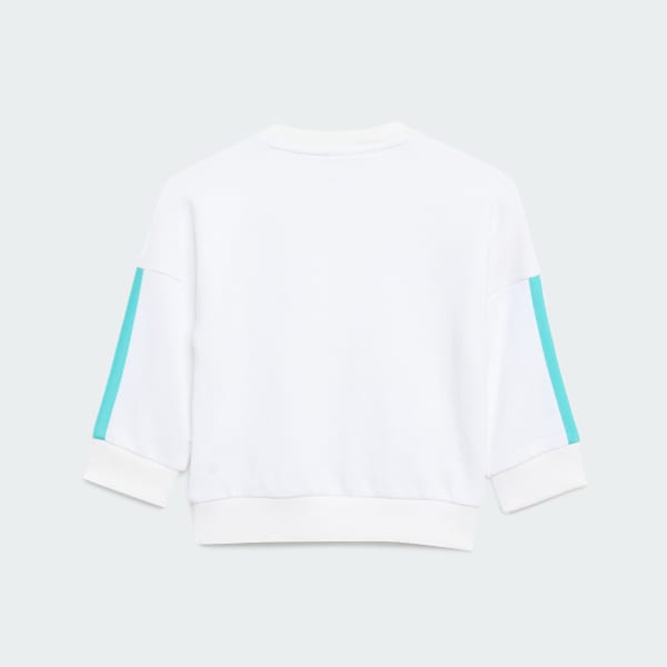 White MERCEDES - AMG PETRONAS FORMULA 1 TEAM DNA BABY JOGGER LONG SLEEVE