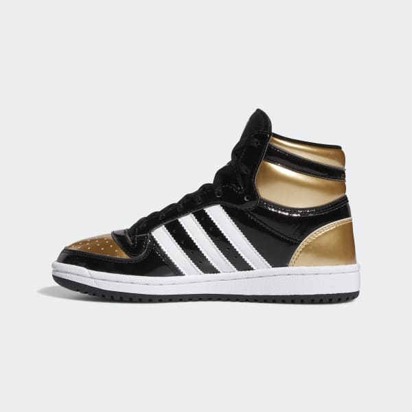 black and gold adidas top