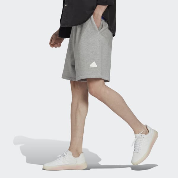Grau Fleece Shorts QY916