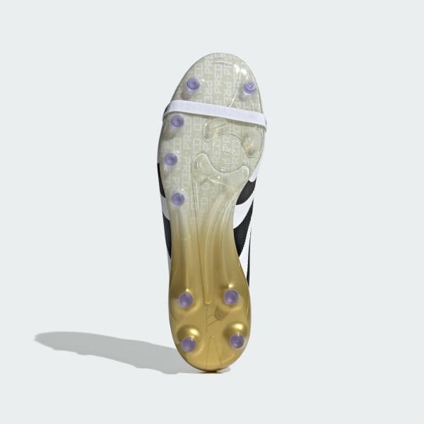 White Predator Elite Fold-Over Tongue Artificial Grass Boots
