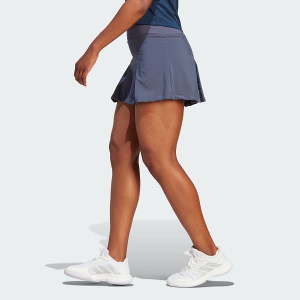 Falda Club Tennis Pleated - Azul adidas