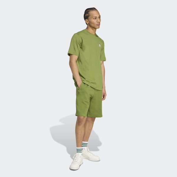 adidas Trefoil Essentials Tee - Green | Free Shipping with adiClub