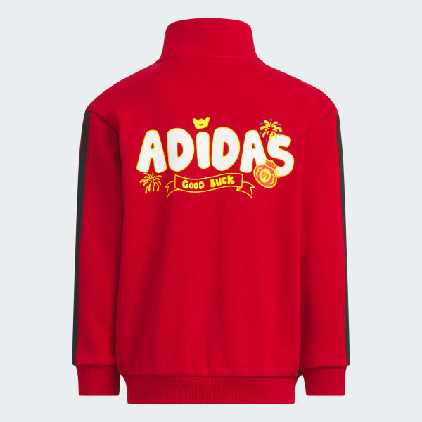 Red SPORTSWEAR Little Kids Knitted Tracksuit