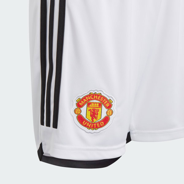 adidas Manchester United 23/24 Home Shorts Kids - White | adidas UK