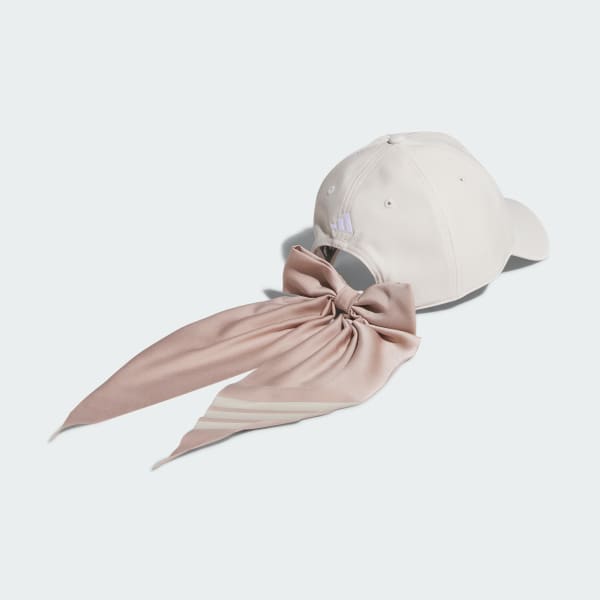 Beige Ribbon Cap