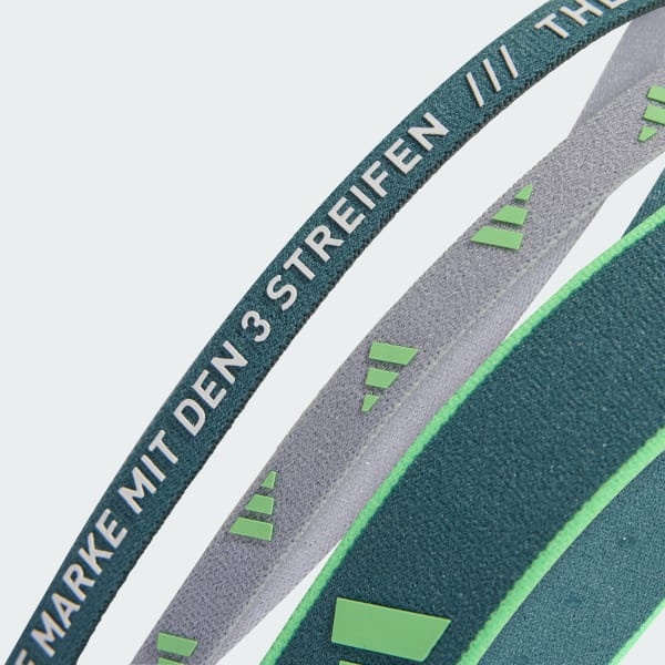 Verde Faixas de Cabeça Multiple Width Training 3 Unidades