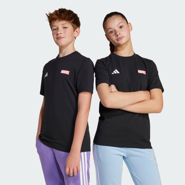 Hitam T-SHIRT GRAFIS SPIDER-MAN ADIDAS MARVEL