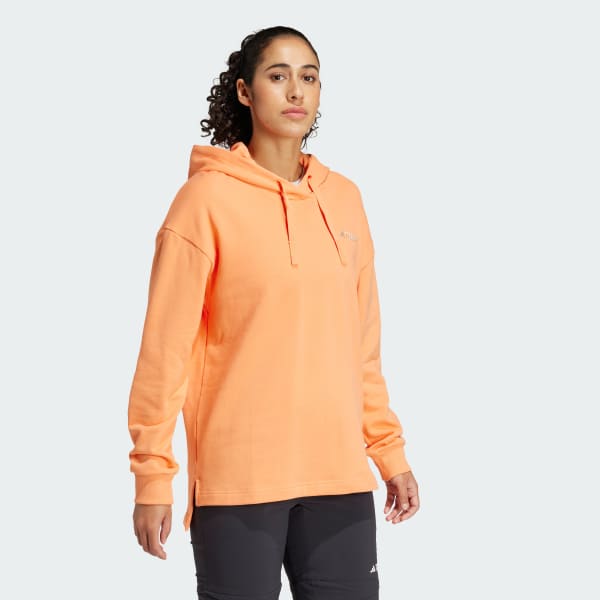 Orange Terrex Logo Hoodie