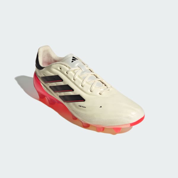 adidas COPA PURE 2 ELITE HG/AG IE4984 Ivory/Black/Solar Red Men's Soccer  Cleats