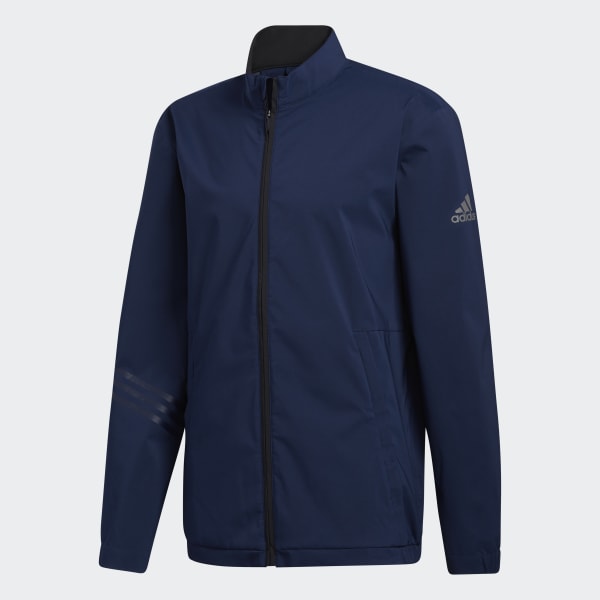 adidas Provisional Rain Golf Jacket Blue adidas New Zealand