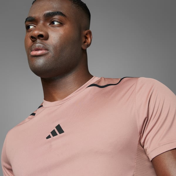 สีชมพู เสื้อยืด Designed for Training Pro-Series