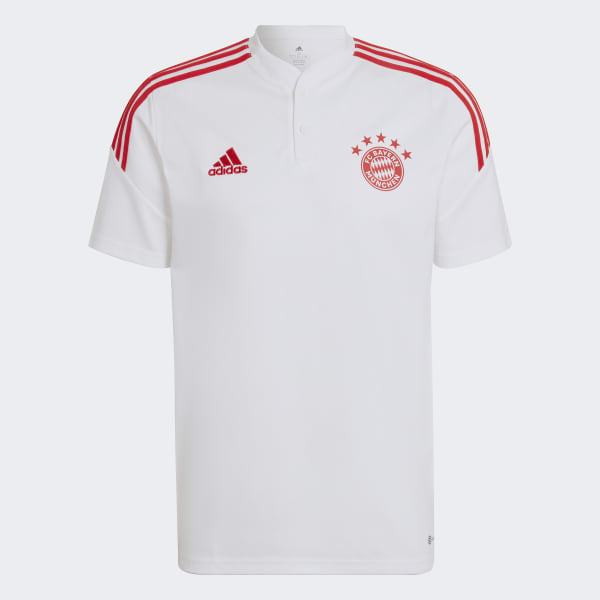 Wit FC Bayern München Condivo 22 Poloshirt QB350