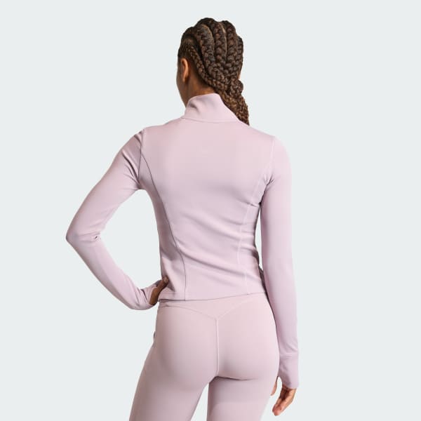 Purple Optime Essentials Full-Zip Jacket