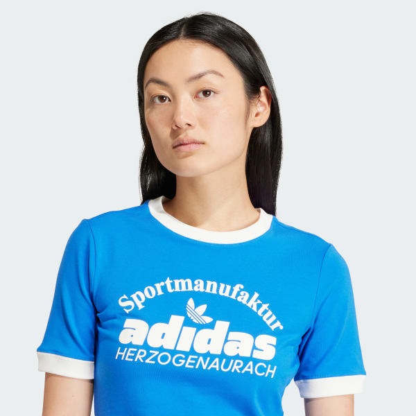adidas Retro Graphic Tee Blue adidas Malaysia