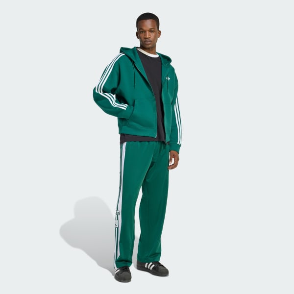 Gronn adidas Adicolor Spacer Oversized Hettegenser