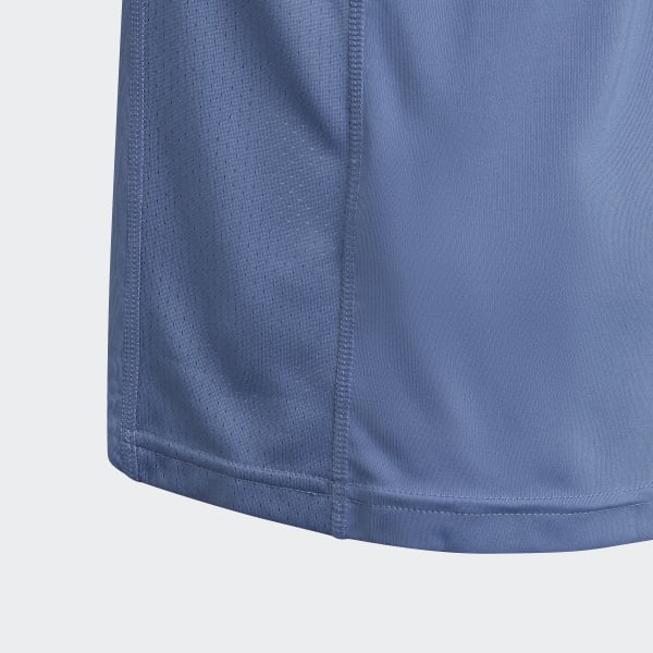 Azul Camiseta de Tenis Club 3 Rayas JLO62