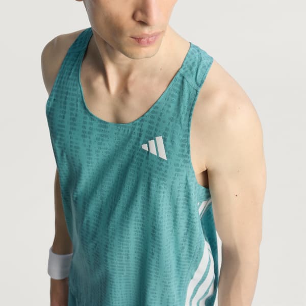 Turquoise Débardeur de running Adizero
