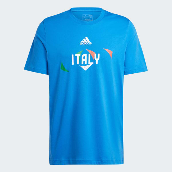 Italia T shirt UEFA EURO24 Blu adidas adidas Italia