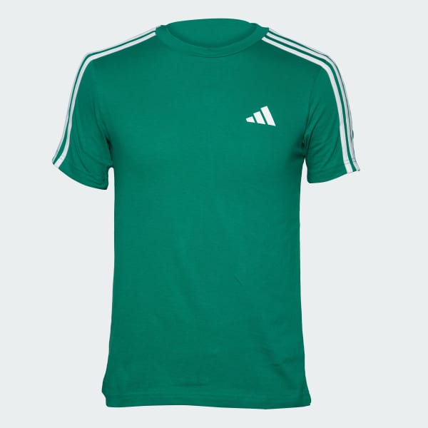 adidas Boys Stripes T-Shirt Green adidas India