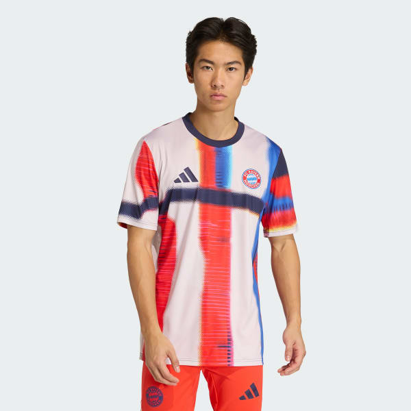 Blanco Camiseta prepartido FC BAYERN SS26